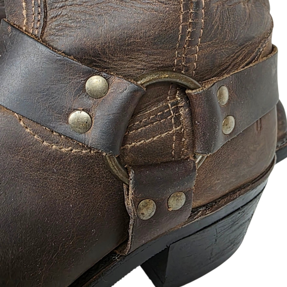 Frye Brown Leather Women's Boots - Picture 9 of 14
